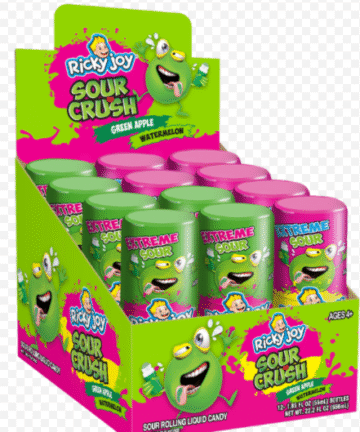 Ricky Joy Sour Crush Green Apple & Watermelon<br><strong>Units Per Inner Case 12<br>Price Per Case</strong> (4 displays)